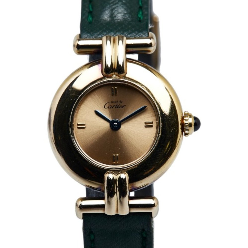 Cartier Gold and Green Women's Watch